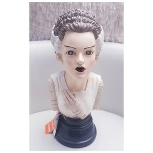 NEW Universal Monster Halloween Frankenstein Bride Bust Light Up Eyes LED Figure